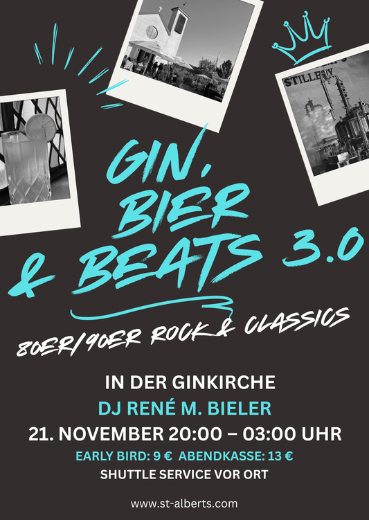 Early Bird Ticket "Gin, Bier & Beats" 3.0 am 21. November 2026