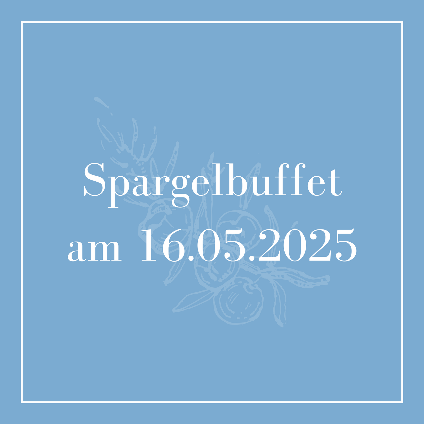 Spargelbuffet am 16.05.25